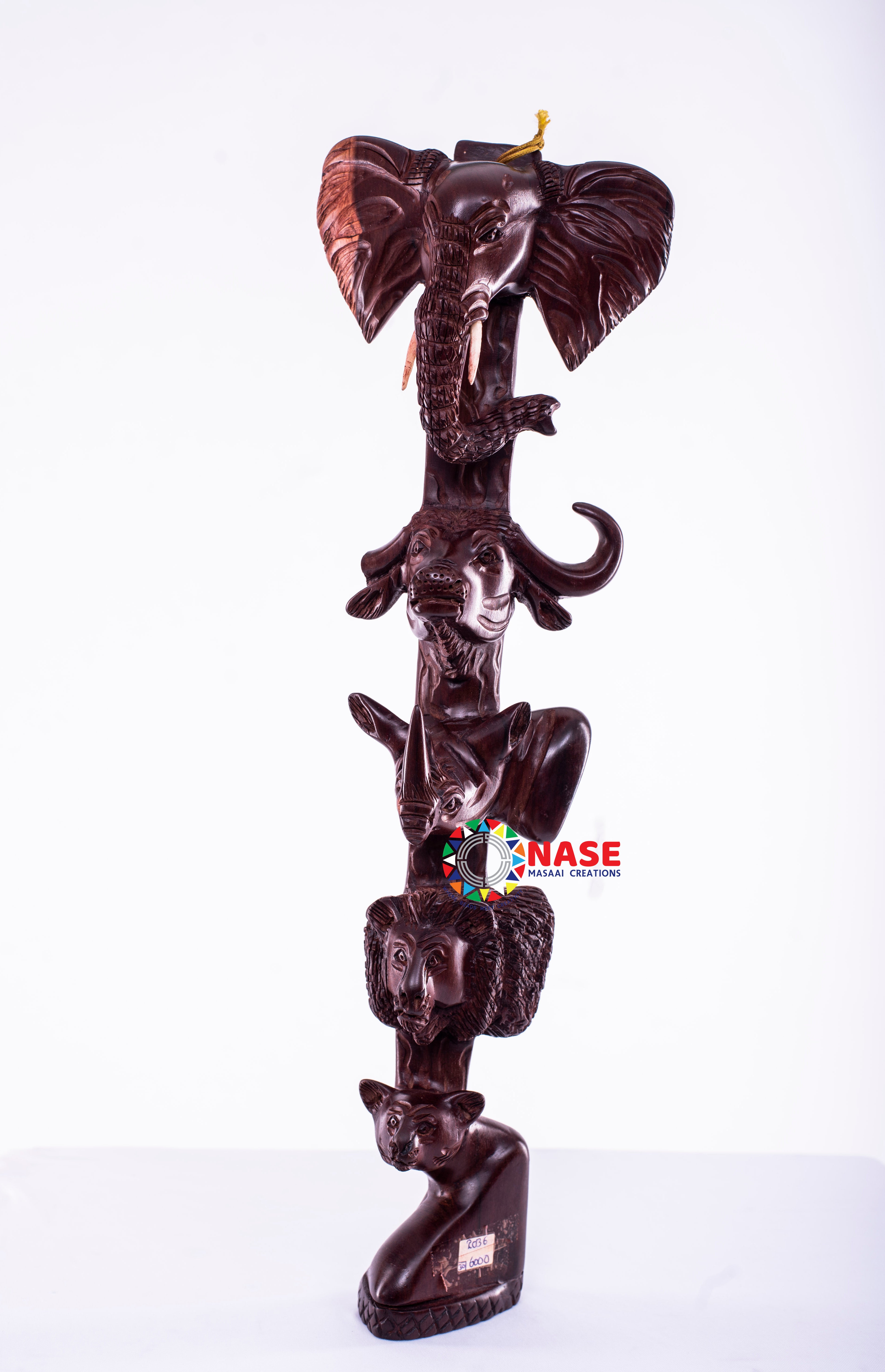HAND MADE CARVINGS OF ANIMALS HANGING FOR DECORATION
